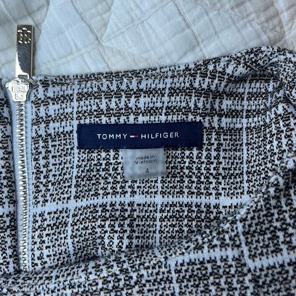 TOMMY HILFIGER Brown Fancy Plaid Button sleeveless tweet Dress - Picture 7 of 7
